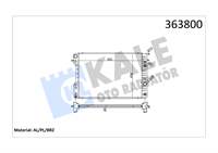 MOTOR RADYATORU (652x458x26) OMEGA B X25XE / A.T 95>98 (BRAZING) (652X458X26)