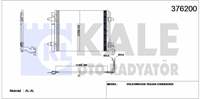 KLIMA RADYATORU KONDANSOR TIGUAN 07> 580×450×16  OTO / MEK SANZIMAN