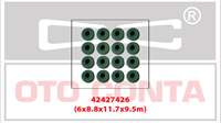 SUBAP LASTIGI DOBLO PALIO ALBEA PUNTO 1,3 MULTIJET 16V 1,3JTD 16V ASTRA CORSA 1,3CDTI 16V SUZUKI IGNES SWIFT WAGON R+Z13DT (1,3DDIS 16V) BIPPER NEMO 1,3HDI 16V MASTER III OLCU: (IC CAP:6MM, DIS1:8,8, DIS CAP2:11,7 YUKSEKLIK:9,5)