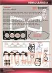 CONTA MOTOR UST TAKIM KECELI ( RENAULT CLIO II / III / MEGANE II I / LAGUNA I II / MODUS / SCENIC II 1.4 16V K4J / 1.6 16V K4M )