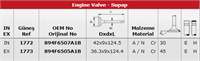 Subap (Emme / Egsoz) Takım T12 T15 2,5 Duz 8V (87 00) In 4: