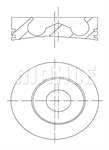 Motor Piston Segman 93,67mm (+0,65) Triton