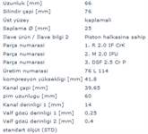 Motor Piston+segman