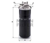YAKIT FILTRESI (MAZOT) AUDI A6 2,7 / 3,0 TDI BMK BNG ASB BSG BPP 04>11