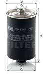 YAKIT FILTRESI (BENZIN) GOLF II JETTA II TOLEDO I A80 A90 A100 A6 SCIROCCO 1,6 / 1,8 / 2,0 / 2,2 / 2,3 79>96