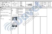 MOTOR PISTON SEGMAN 80.5 0.40 FIAT UNO TIPO PALIO SLX 1.4