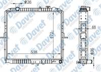 MOTOR SU RADYATORU BRAZING KIA BONGO-MAZDA K2500 MANUEL SANZUMAN 472×538X32 ***