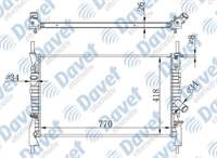 MOTOR SU RADYATORU BRAZING TRANSIT 2.2 TDCI 06-> KLIMALI MANUEL SANZUMAN 770×418X26