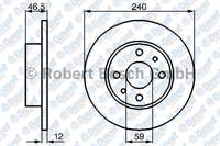 FREN DISKI ON 240mm UNO 70 1985->