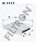 POLEN FILTRESI ESKI KOD: FILTRON K1111 CADDY III-JETTA III-PASSAT-TOURAN-GOLF V 1.4-16FSI-1.4TSI-1.6TDI-1.8TSI-1.9TDI-2.0TD