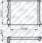 SU RADYATORU KANGOO 1.4 8V NAC-CLIO II 1.5 NAC K7M/K7J/E7J/K4M MEGANE SCENIC 1.4 16V 1.6.8V 1.6 16V NAC THALIA 1.2 1.4 1.5