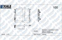 SU RADYATORU (109400) 2 SIRA AL PL SISTEM (RENAULT) CLIO SYMBOL (ALIMINYUM)