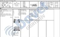 MOTOR PISTON SEGMAN 72.00MM STD FIAT ALBEA DOBLO PUNTO 1.4 8V