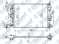 MOTOR SU RADYATORU BRAZING ASTRA J 09>1.6 CRUZE 09>1.6-1.8  KLIMASIZ 580×398X16  OTOMATIK SANZUMAN ***