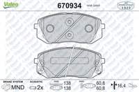 ON FREN BALATASI HYUNDAI IX35 10>/TUCSON 10>/KIA CARENS III 06>/SPORTAGE 06>