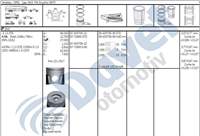 MOTOR PISTON SEGMAN 69.60MM STD OPEL ASTRA J CORSA D MERIVA 1.3 CDTI MERIVA 1.3 MTJ PICK UP PANDA FIORINO QUBO IDEA PUNTO EURO 4 1.3 75 HP MTJ 16V EURO 5 95 PSA 13DTE 4 SIL. DIZEL 1248CC 75HP 95 70KW 16.8:1