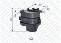 DIZEL YAKIT FILTRESI P206+ P207 P307 BIPPER NEMO XSARA C1 C2 C3 1.4 HDI AYGO 1.4 FIESTA 1.4 TDCI FUSION 1.4 TDCI