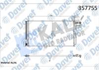 KLIMA RADYATORU FORD C-MAX GRAND C-MAX 1.6TI 10>19 FOCUS III 1.6TI/LPG 10> KURUTUCU ILE (BRAZING AL/AL) (700X378X16)