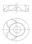 MOTOR PISTON SEGMAN KANGOO MEGANE LAGUNA TRAFIC SCENIC VIVARO CARISMA 1.9TDI F9Q (80.00MM)