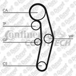 TRIGER KAYISI (120 DIS) (120X300) (HTDA 1143 9.525M 30) PASSAT BORA CADDY III FABIA IBIZA CORDOBA 1.9TDI POLO 1.4TDI (CT948)