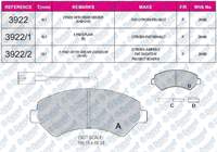 FREN BALATASI ON TEK FISLI AKSESUARLI WVA 24466 DUCATO BOXER JUMPER KARSAN JEST 2006->