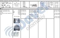 MOTOR SEGMAN 86.00MM STD PEUGEOT BOXER III JUMPER III 22DT FORD PUMA 2.2HDI 16V C81 C96 C110 PUMA V347 155PS EURO5 MOTOR TRANSIT V184 2.0 TDCI 125 PS 01- OLCU 2×2X2