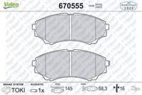 ON FREN BALATASI  FORD RANGER 2.5D/3.0D 05>/MAZDA B-SERISI 98>