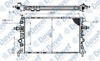MOTOR SU RADYATORU BRAZING ASTRA G 98-> OTOMATIK SANZUMAN 600×368X26 ***