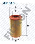 HAVA FILTRESI BOXER-JUMPER-DUCATO 2.8-2.5TDI 03/94-03/02 UZUN TIP
