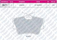 FREN BALATASI ARKA VWA 21748 TRANSPORTER T4 TRAFIC II OPEL VIVARO 1.9DCI 2.0 01=>