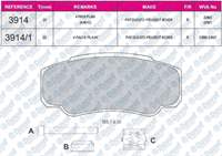 FREN BALATASI ARKA WVA 23860 (FIAT) DUCATO (PEUGEOT) BOXER (02 ->) (CITROEN) JUMPER