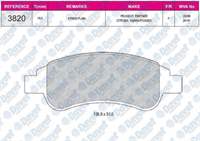 FREN BALATASI ON WVA 24465 PARTNER P307 1.4HDI BERLINGO (02 -) DUCATO ARKA 06->