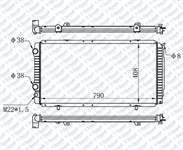 MOTOR SU RADYATORU BRAZING BOXER-DUCATO-JUMPER 97-02 1.9D-2.5D-2.8HDI KLIMALI MANUEL SANZUMAN 790×408X26