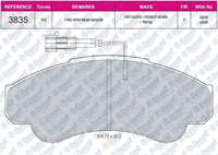 FREN BALATASI ON WVA 23920  DUCATO 2.3JTD 2.8JTD  BOXER 2.8HDI  JUMPER 2.8HDI 04/2002->