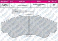 FREN BALATASI ON WVA 23920 DUCATO 2.3JTD 2.8JTD BOXER 2.8HDI JUMPER 2.8HDI 04/2002->