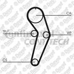 TRIGER KAYISI (96 DIS) (96X170)(HTD 914 9525M 17 ZZP) MEGANE CLIO 1.4ENJ. KANGOO BENZIN