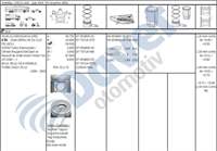 MOTOR PISTON SEGMAN 94.80MM 0.40 FARK FIAT DUCATO BOXER JUMPER MASTER MOVANO IVECO DAILY 2.8 TD SOFIM 03-