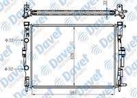 MOTOR SU RADYATORU BRAZING MEGANE II 02>SCENIC 03>1.5-1.9DCI/1.4-1.6-2.0 16V MANUEL SANZUMAN 585×428X22 ***