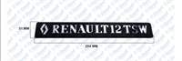 RENAULT 12 TSW ARKA YAZI