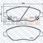 FREN BALATASI ON EGEA 15-20 BUYUK TIP 1.4 - 1.6D - 2.0D BRAVO 08- LANCIA DELTA