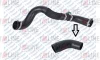 TURBO HORTUMU TRANSIT V363 2.2 TDCI {PLASTIK BORU HARIC OK ILE GOSTERILEN KUCUK HORTUM}