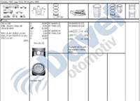 MOTOR PISTON SEGMAN 72.00MM STD FIAT PUNTO II STILO IDEA DOBLO FIAT 500 1.4 16V T-JET