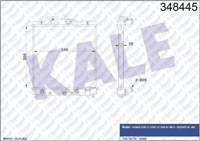MOTOR SU RADYATORU HONDA CIVIC V / CIVIC VI / HR-V - ROOVER 45 / 400 1.5-1.6 16V 91>95 / 1.4-1.5-1.6 95>01 (AT) (350X348X26) (AL/PL/BRZ)
