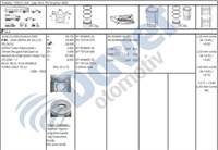 MOTOR GOMLEK 94.40MM STD RENAULT MASTER MOVANO JUMPER BOXER IVECO DAILY 352.8D 2.8TD 2.8HDI 2.8JTD
