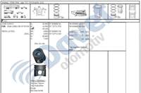 MOTOR SEGMAN 73.70MM STD PEUGEOT P207 P206 T3E PLUS P208 P2008 CITROEN C3 DV4C 1.4 HDI 8V FORD FIESTA 1.4 TDCI 70PS 08- DV4C EURO 5 8HR 68PS OLCU 2.5