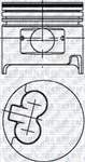 PISTON+SEGMAN 0.50 HILUX 2.4D 2L LN85 / LN145 89->04 92.5MM ####