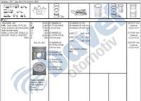 MOTOR PISTON SEGMAN 69.60MM STD CAP OPEL CORSA 1.3 MERIVA 1.3 TIGRA 1.3 ALBEA 1.3 MTJ DOBLO 1.3 MTJ PALIO 1.3 SUZUKI SWIFT 1.3 Z 13DT EURO 4 4 SIL. DIZEL 1248 CC 70 PS 18:1 TURBO