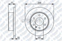 FREN DISKI ARKA 298mm CRAFTER 30-50 2.5TDI 04/06> MB SPRINTER TEK TEKER