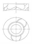 MOTOR PISTON SEGMAN 050 (-0.20 MM KISA) 76 MM EURO4 MEGANE II 1.5 DCI CLIO K9K 100 BEYGIR