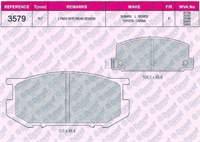 FREN BALATASI ON WVA 20766 (TOYOTA) CARINA 1.6-1.8 TUM MODELLER (81-84)  ####